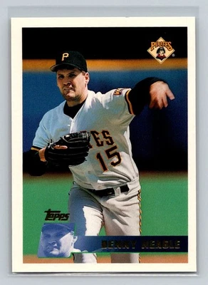 1996 Topps #421 Denny Neagle Pittsburgh Pirates Baseball Card - Image 1 of 2