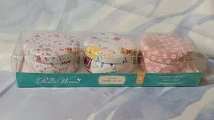 The Pioneer Woman 3-teiliges Kerzen-Dosen-Set HARVEST ROSE 4,95 Unzen pro Stück NEU - Bild 1 von 3