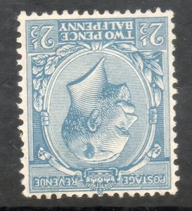 GB GV 1924 21/2d Azul BLOQUE CIFRADO INVERTIDO WMK MH SELLO SG 422Wi cat £140 - Imagen 1 de 2