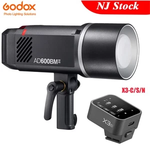 Godox AD600BMII 600Ws Bowens Mount Outdoor Flash TTL GN87 HSS 1/8000s+X3 Trigger - Picture 1 of 19