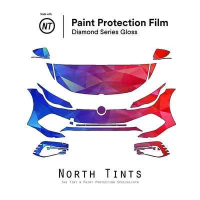 Sujetador transparente película protección pintura precortada PPF Volkswagen Golf R 2022-2025 Foto 1 de 4