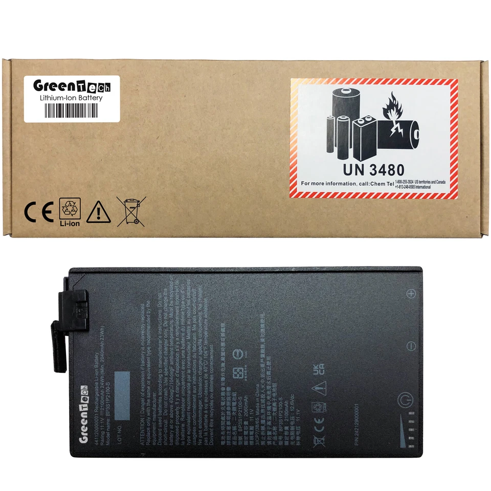 BATERÍA GREENTECH GBM3X1 GETAC V110 24WH 3P3S1P2100-S 441120000001 242129000001 Foto 1 de 1