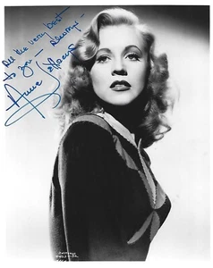 Superbe photo 8 x 10 signée ANNE JEFFREYS - Photo 1/1