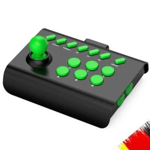 Tragbares Gamepad 3 Verbindungsmodi Gaming Joystick für PS4/PS3/PC (Schwarz+Grün - Bild 1 von 11