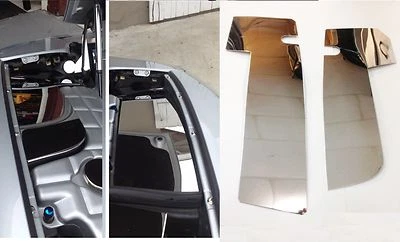 CUBIERTAS GUARDABARROS INTERIORES C5 CORVETTE Pulido Inoxidable 1997-2004 Motor Cromo Vestido Foto 1 de 4