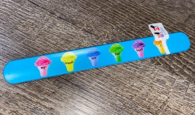 Pulsera Claire’s Rainbow Ice Cream Blue BFF Friends Slap Foto 1 de 4