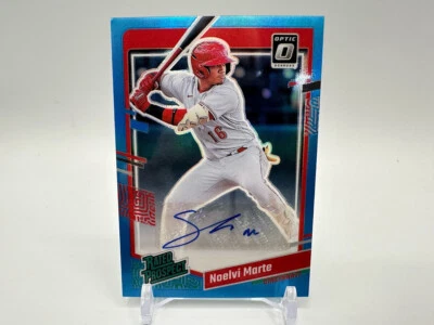 2023 Donruss Optic Noelvi Marte Rated Prospect Auto Blue #RPS-NM SP 25/35 - Image 1 of 2