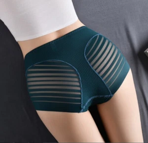 Slip donna vita alta cinturino senza cuciture controllo pancia taglie forti mutande 91651 - Foto 1 di 36