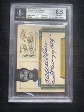 2012 PRIME CUTS NOTABLE NICKNAMES BILLY WILLIAMS! 38/49 #2! BECKETT 8.5!
