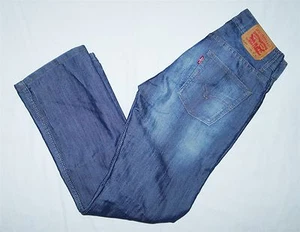 Pantalones de mezclilla rectos ajustados para hombre Levis 514 27x27 con pestaña roja mezcla de algodón polietileno - Imagen 1 de 8