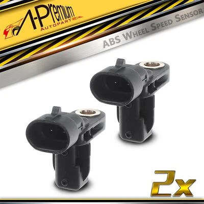 2x sensores de velocidad de rueda ABS delanteros o traseros A-Premium para Jaguar SType Super V8 XJ8 Foto 1 de 4