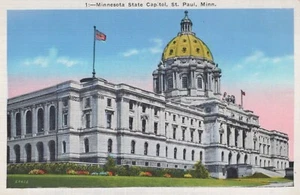 St. Paul Minnesota State Capitol Postcard - Picture 1 of 2