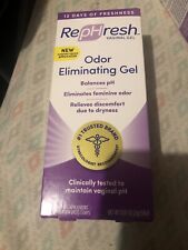 RepHresh Odor Eliminating Vaginal GeL  4 Pre-filled Applicators Exp 2024/2/8