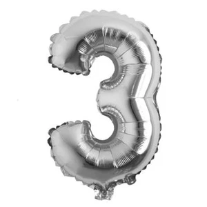 32 inch Letter Balloons Silver Alphabet Number Balloons Foil Mylar Party Wedd... - Picture 1 of 3