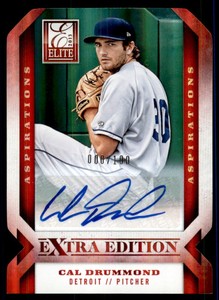 2013 Elite Extra Edition Signature Aspirations #43 Cal Drummond Autograph /100