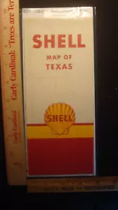 De colección - Hoja de ruta Shell Texas 1960 - Gas - Publicidad de petróleo - Imagen 1 de 4