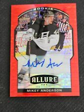 2020-21 UPPER DECK ALLURE MIKEY ANDERSON #83 #ed 284/299 ROOKIE RED RAINBOW RC