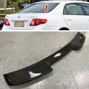 Carbon Fiber For Toyota Corolla Altis 10th Sedan HIGH KICKS V Roof Spoiler Wing - Picture 1 of 14