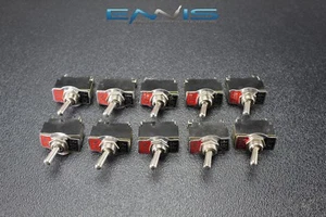 10 PCS TOGGLE SWITCH SPST ON OFF TOGGLE 10 AMP 250V 15 AMP 125V 2 PIN EC-1522 - Picture 1 of 8