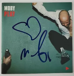 Moby Signed & Sketched Play CD Booklet DJ Musician EDM Techno Art LEGEND RAD - Picture 1 of 1
