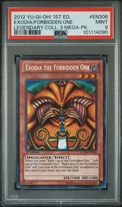 Yugioh - Exodia The Forbidden One LCYW-EN306 1st Edition Secret Rare PSA 9 MINT - Picture 1 of 2