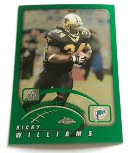 2002 Topps Chrome Ricky Williams #131 Saints - Foto 1 di 2