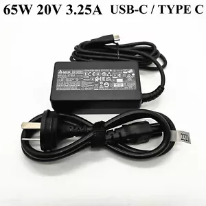 Delta 65W USB-C Adapter ADP-65KE B Type-C Charger for MSI Prestige 13 14 16 Evo - Picture 1 of 7