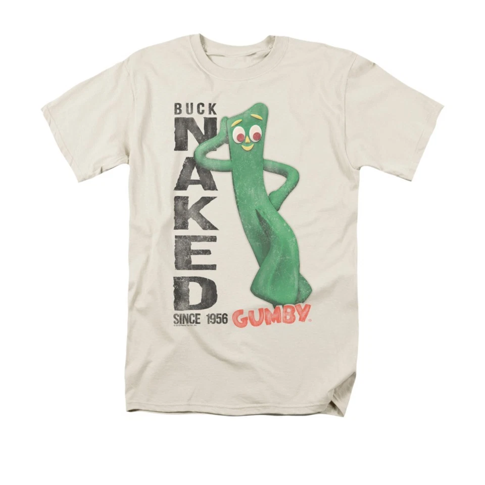 Camiseta gráfica GUMBY BUCK NAKED con licencia para hombre adulto SM-3XL Foto 1 de 2