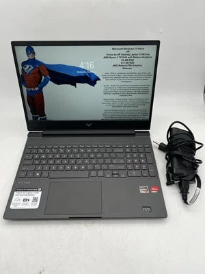 15.6" Victus HP 15-fb2xxx, AMD Ryzen 5 7535HS, 24GB RAM, 512GB, AMD Radeon Foto 1 de 4