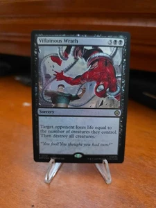 MTG - Villainous Wrath - Prerelease Rare Foil #74 - Spider-Man NM - Picture 1 of 2