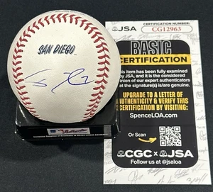 Yu Darvish Signed Padres City Connect Baseball Autographed Auto ~ JSA COA - Picture 1 of 2
