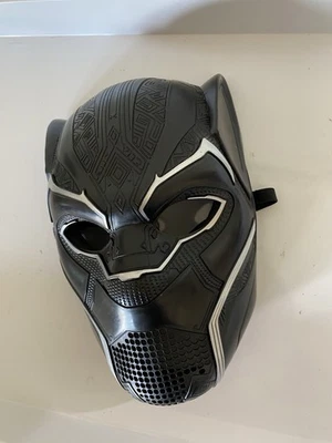 MASCARILLA FACIAL DE PLÁSTICO DURO PANTERA NEGRA DISNEY MARVEL NIÑO JUVENIL Foto 1 de 3