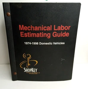 Shopkey Mechanical Labor Estimating Guide 1974-1998 Domestic Vehicles SKLG98 - Bild 1 von 12