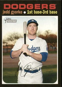2020 TOPPS HERITAGE #10 JEDD GYORKO DODGERS - Picture 1 of 2