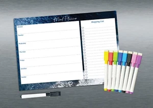Simplify Meal Planning: Minimalist Magnetic Meal Planner + Shopping List! πΏπ - Picture 1 of 21