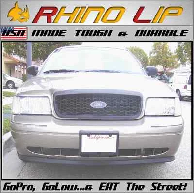 Lincoln LS Mercury Continental Ford Front Rubber Splitter Chin Lip Spoiler Trim - Image 1 of 4