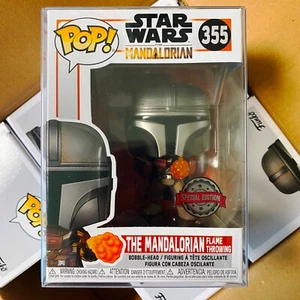 Vinilo Funko Pop Star Wars: The Mandalorian Flame Throwing #355 exclusivo "COMO NUEVO" - Imagen 1 de 5