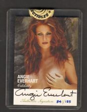 ANGIE EVERHART PLAYBOY CELBRITY SEALED AUTOGRAPH CARD #84/125 2002