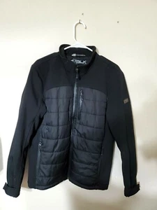 Men's Black Zeroxposur BLK Full Zip Performance Puffer Jacket Coat Size Small  - Picture 1 of 12