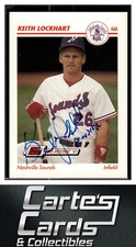 Keith Lockhart 1991 Line Drive #264 Nashville Sounds TTM/IP Signed Autographed