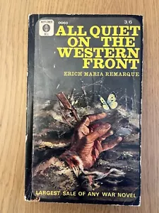 All Quiet On the Western Front Erich Remarque First Edition Paperback 1963 - Foto 1 di 4