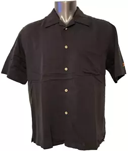 Camicia uomo Cubavera DOS EQUIS Cerveza con logo ricamato e bottoni taglia XL - Foto 1 di 11
