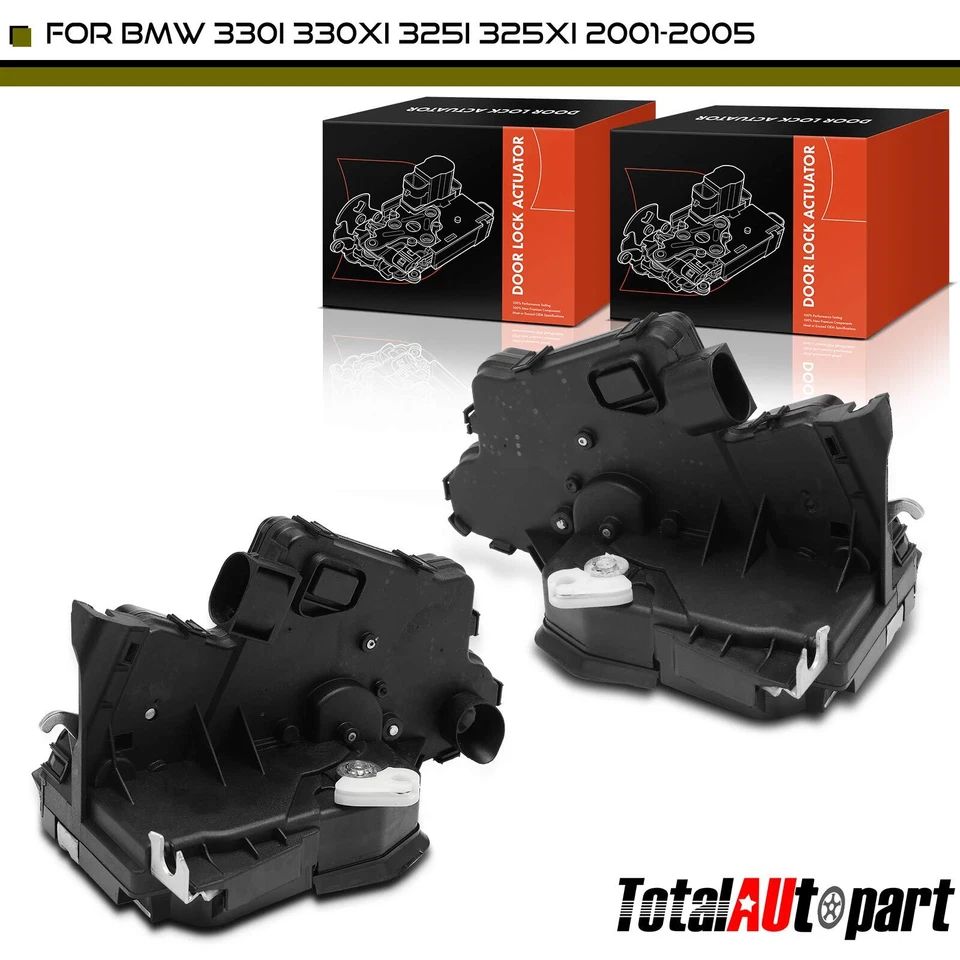 Motor actuador cerradura puerta para BMW 330i 330xi 325i 325xi 2001 2002-2005 parte delantera Foto 1 de 4