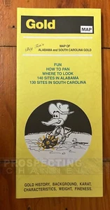 BIG Ten's MAP of ALABAMA and South Carolina Gold Deposit Locations 140 Sites - Bild 1 von 2