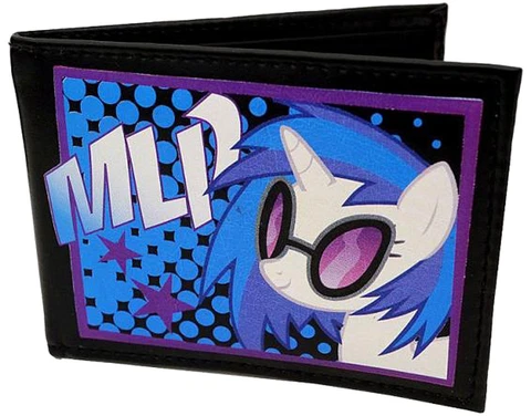 My Little Pony Friendship DJ PON-3 Brony Bifold Wallet Cover