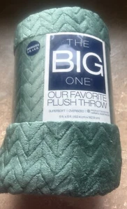 Neu - The Big One Throw From Kohls - 50"" x 60"" grün Chevron - Bild 1 von 3