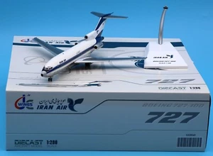 Modelo de avión fundido a presión JC Wings 1:200 Iran Air "pulido" Boeing B727-100 EP-IRD - Imagen 1 de 13