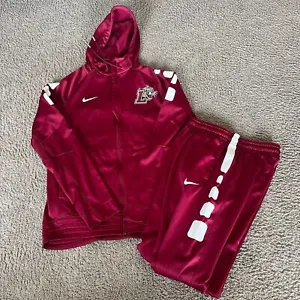 Nike Lafayette Leopards Basketball Team Issue Warmup Sweatshirt Pants Size M / L - Picture 1 of 11