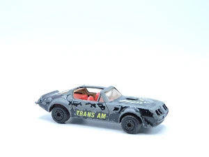FPOR Matchbox Pontiac Firebird Trans Am TA T-Top 1979 schwarz/rot Modell Superfast - Bild 1 von 6