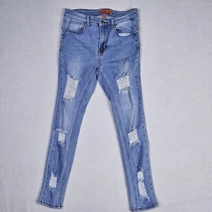 Wax Jean Butt I Love You Womam's Size 3/26 Light Wash Distressed 134352 - Picture 1 of 13